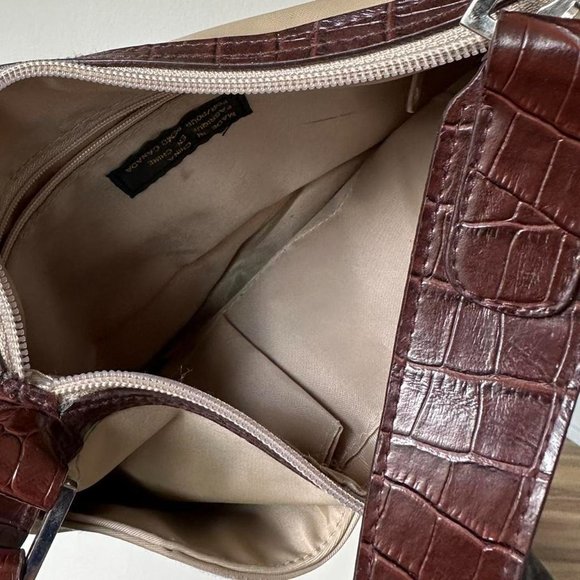 Elegant Tan and Brown Shoulder Bag - Picture 7 of 7